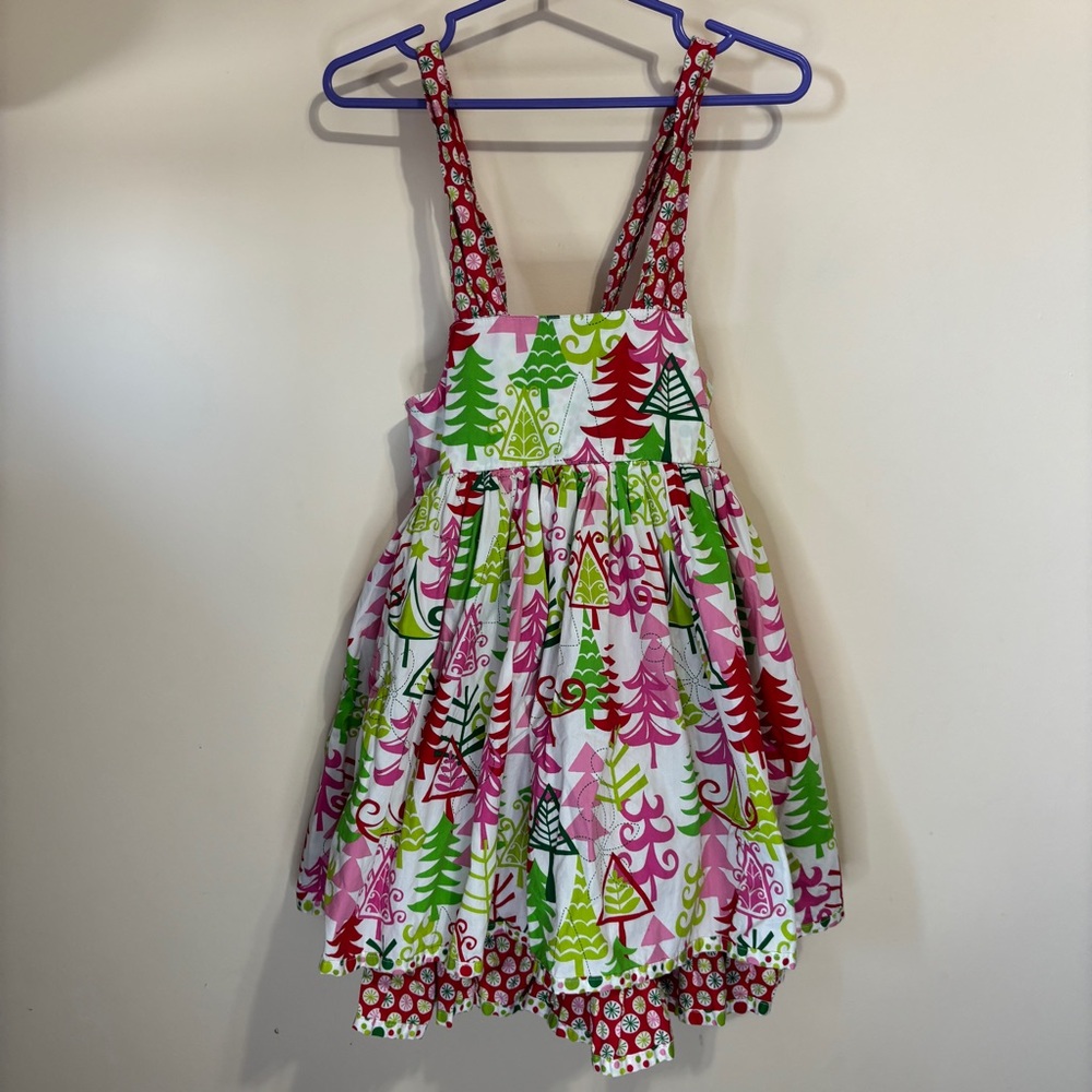 Jelly The Pug Girl’s size 6X Christmas Tree Dress Concert Party